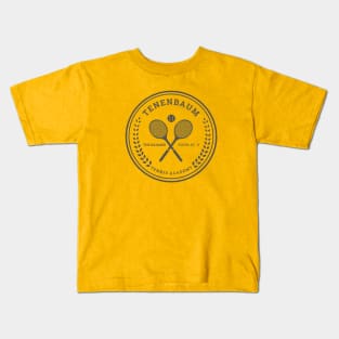 Tenebaum Tennis Academy - modern vintage logo Kids T-Shirt